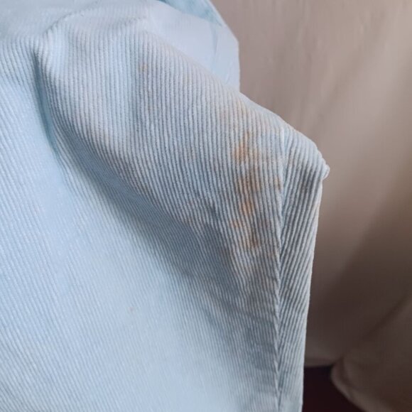 26x30 Vintage 1980's Womens Smacs Blue Corduroy High-Waisted Preppy Pants USA - Picture 6 of 9